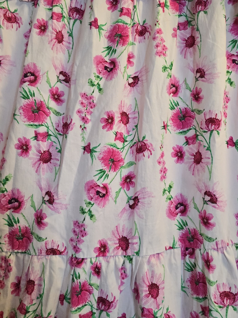 crown & ivy Pink Floral Smocked Neck Flutter Mini Dress - Picture 3 of 5